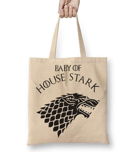 Game Of Thrones Baby Of House Stark Bez Çanta Uzun Saplı