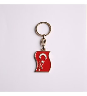 TÜRKİYE TÜRK BAYRAĞI ANAHTARLIK-ANAH676
