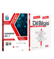 Sonuç Yayınları TYT AYT Geometri Set 1 ve AKM Dil Bilgisi Soru Bankası Seti 2 Kitap