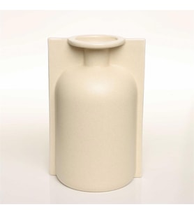 Vitale Lıp Beyaz Vazo Orta  17*14*25 Cm AK.JL0015