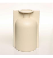 Vitale Lıp Beyaz Vazo Orta  17*14*25 Cm AK.JL0015