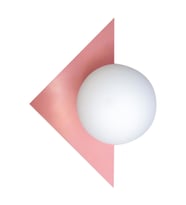 Üçgen Aplik Pembe (Kırmızı)