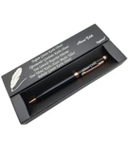 Signator® C402 Siyah Rose Gold Tükenmez Kalem  İsme Özel Kalem  Hediyelik Kalem (Karışık)