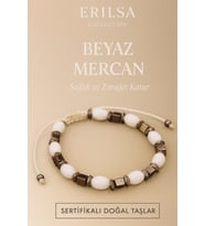 Sertifikalı Beyaz Mercan Doğal Taş Bileklik – Saflık ve Zarafet Katar (Çok Renkli)
