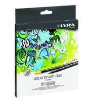 Lyra Aqua Brush Duo Fırça Uçlu Kalem 12li Set