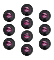 Roll-Up Kullan At Renkli Siyah Parti Davet Plastik Tabak - 22 Cm. - 25 Adetlik 10 Paket