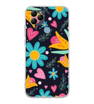 PrintiFy General Mobile GM 21 ile Uyumlu Retro Color 1  Kamera Korumalı Şeffaf  Kılıf