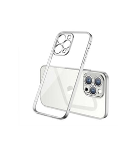 Apple iPhone 13 Pro Uyumlu Kılıf Zore Gbox Kapak (Gümüş)