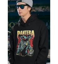 Pantera Müzik Grubu Baskılı Unisex Oversize Rock Metal Hoodie