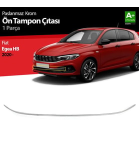 Fiat Egea Uyumlu Hatchback Krom Ön Tampon Çıtası 2020 Üzeri