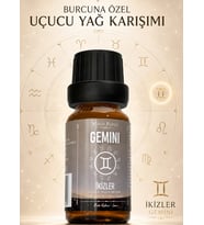 İkizler Burcu Uçucu Yağ Karışımı – Bergamot, Niaouli, Lavanta, Akgünlük ve Limon Uçucu Yağları, 10 ml