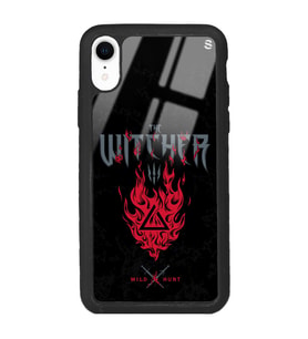 iPhone XR Witcher 3 Fire Tasarımlı Glossy Telefon Kılıfı