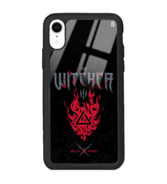 iPhone XR Witcher 3 Fire Tasarımlı Glossy Telefon Kılıfı