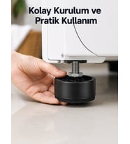 4 Adet Titreşim Önleyici Çamaşır Makinesi Ayak Pedi