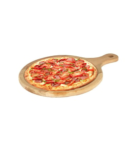 New Tahtası Pizza Sunum Tabağı Masif Ahşap Gürgen Ağacı Tasarım 542167