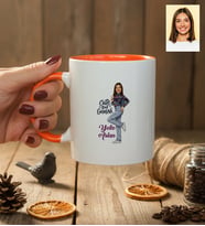 Kişiye Özel Karikatürlü Cute But Gemini İkizler Burcu Kupa Bardak Doğum Günü Hediyesi