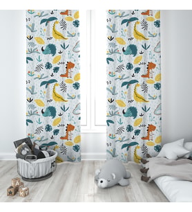 Çocuk Odası Dijital Baskılı 135x260cm Tek Kanat Fon Perde Model 00023