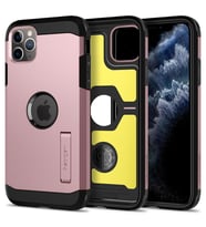 Spigen iPhone 11 Pro Kılıf Tough Armor XP Rose Gold