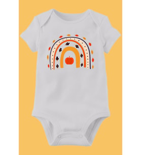 Unisex Bebek Organik Baskılı Pamuklu Body