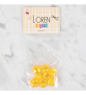 Crafts 8 Li Sarı Düğme - 42