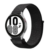 Huawei Watch GT GT2 GT3 GT4 42mm/Honor Magic 2 Kordon Hasır Band (Siyah - Beyaz)