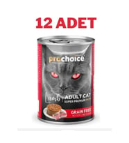 Adult Cat Lamb Pate Kuzulu Kedi Konservesi 12x400 gr -