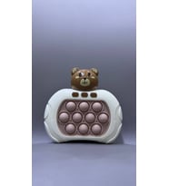 Işıklı Sesli Popit Pilli Eğitici Özel Karakterli Pop it Stres Giderici Quick Push Konsol