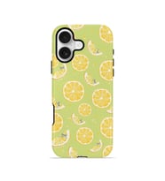 iPhone 16 Vorian Çift Katmanlı Kılıf Lemonade Garden