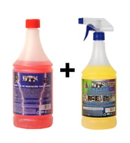 Ağır Yağ Sökücü Konsantre (1/5)  1 Lt & İxir Çok Amaçlı Temizleme İlacı 1 Litre