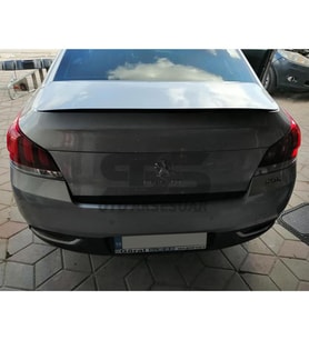 Peugeot 508 2010-2018 Bagaj Üstü Slim Spoiler Piano Black Parlak Siyah