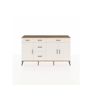Arges Konsol 2 Raflı 5 Çekmeceli 3 Kapaklı 176x30x99 Çam-Aytaşı