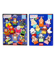 2 Set - 20 Parça Tox Masal Kahramanları ve Evcil Hayvanlar Parmak Kukla T772 T225