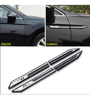 VW Passat B8.5 ABS Krom Çamurluk Çıtası 4 Prç. R Line 2019 2020 2021 2022 2023