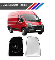 Citroen Jumper Sağ Dış Ayna Üst Büyük Camı Yolcu Tarafı Mekanik Tip 2006 Sonrası