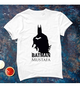 Batman Tişörtü ( Çocuk - Büyük ) Kişiye Özel