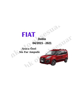 Fiat Doblo 04/2015 - 2021 Araca Özel Sis Farı h11