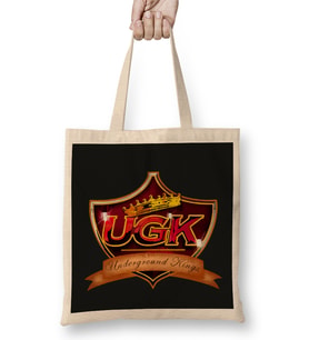 Ugk Underground Kingz Bez Çanta Uzun Saplı