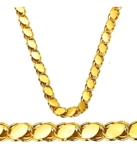 Pullu 14 Ayar 50 cm Halep Zincir Kolye ZKU221
