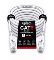 UPTECH CAT6 Ethernet Kablosu 5 Metre RJ45 LAN İnternet Modem Router Bilgisayar Kablosu