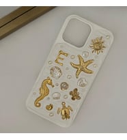 Kişiye Özel Harfli El Yapımı Charm Telefon Kılıfı - iPhone modelleri için uyumlu