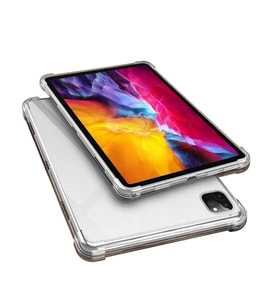 Apple iPad Pro 11 2020 Kılıf Fuchsia Tablet Nitro Anti Shock Silikon Kapak (Siyah)