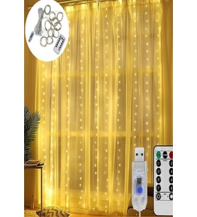 3x3 perde led kumandalı