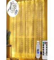 3x3 perde led kumandalı