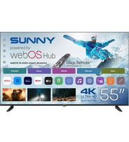 Sunny SN55QUPRL 55'' 140 Ekran Ultra HD 4K Smart webOS QLED TV