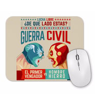 Lucha  Libre Cap  Ve Iron Man Mouse Pad