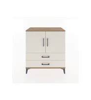 Hyperion Şifonyer Tek Raflı 2 Çekmeceli 2 Kapaklı 88x44x96 Çam-Aytaşı