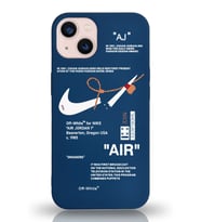 Apple iPhone 13 Mini Uyumlu Lansman Kılıf Sneakers Tasarımlı Altı Kapalı İçi Kadife Kaplı  Kapak (Şeffaf)