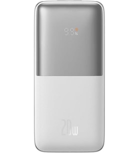 Baseus Bipow Pro Overseas 10000 mAh 20W Dijital Ekranlı Powerbank Beyaz Teşhir