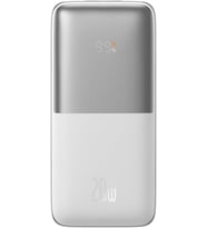 Baseus Bipow Pro Overseas 10000 mAh 20W Dijital Ekranlı Powerbank Beyaz Teşhir