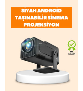 Northcity Otomatik Dikey Düzeltmeli ve Manuel Zoom Fonksiyonlu Akıllı Projektör